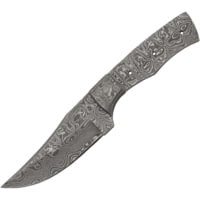 Knifemaking Damascus Blade Blank Fixed Blade Knife, 8 1/4in Fixed Blade Knife