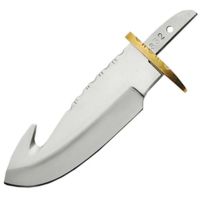 Knifemaking Guthook Blade With Sheath Fixed Blade Knife