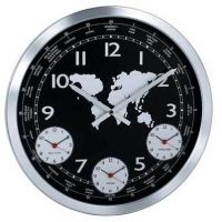 Konus Terrano Wall Clock W/ Metal Body