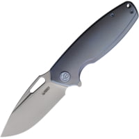 Kubey Tityus Blue Ti 3.38in Folding Knife