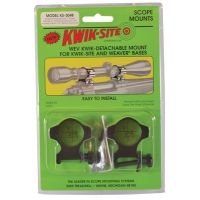 Kwik-Site Weaver Style Rings High to 52mm Objective Matte Black KS-304M