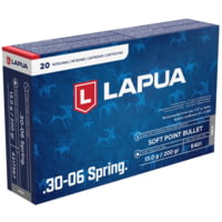 Lapua Mega .30-06 Springfield 200 grain Soft Point Brass Cased Centerfire Rifle Ammunition