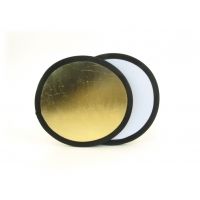 Lastolite 12" Collapsible Reflector - Gold/white LL LR1241