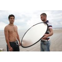 Lastolite 48in Collapsible Reflector - Sunfire/Silver LL-LR4836
