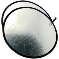 Lastolite 38" Collapsible Reflector - Silver/white LL LR3831