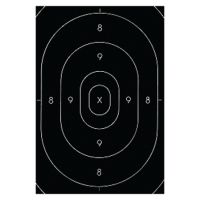 Law Enforcement Targets B-27C Repair Centers 12.5x18.5 Inch Black 100 Per Case B-27C-BLACK