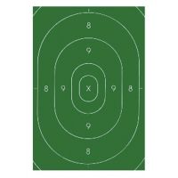 Law Enforcement Targets B-27C Repair Centers 12.5x18.5 Inch Green 100 Per Case B-27C-GREEN