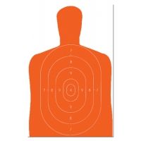 Law Enforcement Targets B-27E Economy Silhouette Target 23x35 Inch Orange 100 Per Case B-27E-ORANGE