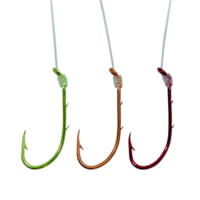 Lazer Sharp Baitholder Snelled Hook, 2 Slices, Medium Wire