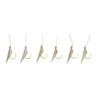 Lazer Sharp Real Fish Skin Sabiki Rig w/ Green Fixed Bead