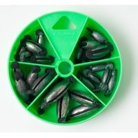 Lazer Sharp Steel rubber Core Sinkers Dial Pack
