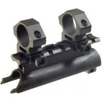 Leapers 3rd Gen SKS High-profile See-Thru Weaver Scope Mount with AccuShot 1 inch Tactical Rings MNT-T642