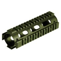 Leapers UTG Pro Model 4/15 Carbine Length Quad Rail System - OD Anodizing MTU001G