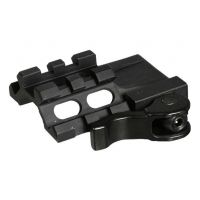 Leapers UTG LE Rated Tri-Rail/2 Slot Angle Mount w/ Integral QD Lever Lock System