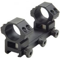 Leapers UTG AccuShot Medium Profile See-Thru Picatinny Mounting Rings - 1in Diameter