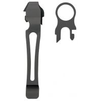 Leatherman Black Oxide Removable Pocket Clip &amp; QR Lanyard Ring