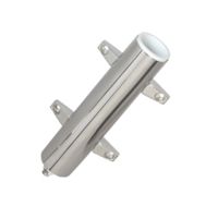 Lee's Tackle Stainless Steel Heavy Duty Bulkhead Mount w/Swivel Base 2.25in OD X 10.5in Tube