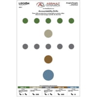Legion Targets Assault Dynamics Training Paper Target