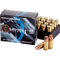 Lehigh Defense Xtreme Defense 9mm Luger 90 Grain Fluid Transfer Monolithic Brass Cased Centerfire Pitol Ammunition