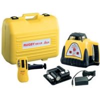 Leica Geosystems Rugby 100LR General Construction Laser Package w/ Rod-Eye Pro Laser Datector &amp; Re-Chargeable Battery 733622