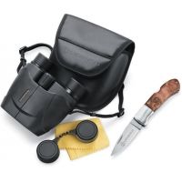 Leupold 62855 10x25mm Compact Binocular Folding Knife Kit Black