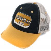 Leupold Black &amp; Gold Mesh Logo Hat - PROMO LBGMHAT