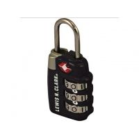 Lewis N Clark TSA 24 Combo Lock - Black