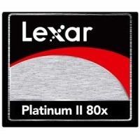 Lexar Media Platinum II CompactFlash Memory Cards - 80x LCF4GBBSBNA080/LCF16GBSBNA080