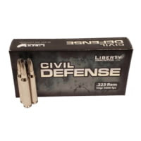 Liberty Ammunition Civil Defense .223 Remington 55 grain Fragmenting Hollow Point Centerfire Rifle Ammunition