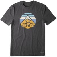 Life Is Good Crusher Tee Clean Mountain Bike T-Shirt - Men's