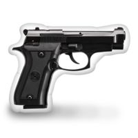 Lifelike Pillows Beretta Handgun Pillow