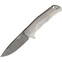 Lionsteel TRE Damascus Boomerang Folding Knife
