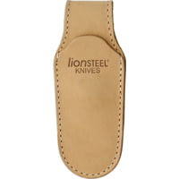Lionsteel 5in Sand Vertical Leather Sheath