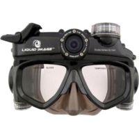 Liquid Image Scuba Series Wide Angle 12MP Waterproof HD Camera Goggles, Black