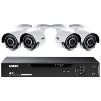 Lorex 8-Channel 4K HD 1TB DVR w/ 4 Bullet Security Cameras