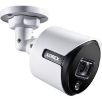 Lorex 4K Ultra HD Analog Active Deterrence Add-on Security Bullet Camera w/ Color Night Vision