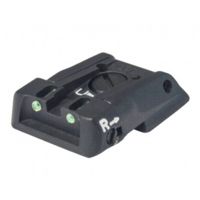 LPA Adjustable Fiber Optic Sight - MPS2-FO (Baby Eagle, H&amp;K Jericho, Striker)