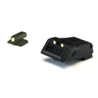 LPA Adjustable Kimber Luminova Sight Set
