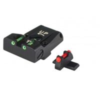 LPA TTF Fiber Optic Adjustable Sight Set