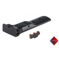 LPA TXT Fully Adjustable Fiber Optic Sight Set
