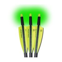 Lumenok 22in Carbon Bolt w/Flat Ends, 3-Pack