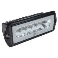 Lumitec Capri2 Flush Mount 1000 Lumens LED Dimming Flood Light w/ Black Housing