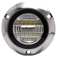 Lumitec SeablazeX2 6000 Lumens LED Spectrum Underwater Light w/ Polished Housing