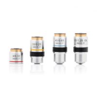 LW Scientific Revelation 3 Microscope DIN Achromatic Objectives Set (4, 10, 40, 100)