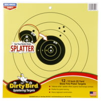 Luxo Corporation Dirty Bird 12 25 Yard Pistol Target 12 Pack 8DA137F2