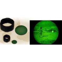 MagLite 108-000-614 Mini MagLite AA Flashlight Night Vision Green NVG Lens with Holder