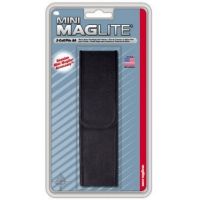 MagLite AM2A056 Mini MagLite AA Flashlight Black Nylon Full Flap Holster