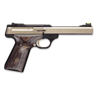 Browning Buck-Mark-Plus-Nickel Pistol, .22 Long Rifle, 5.5 in barrel