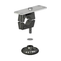 Magma Horizontal Round Rail Mount With Knob