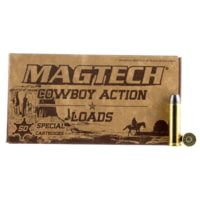 Magtech 357 Magnum 158 Grain Cowboy Action Lead Flat Nose Brass Cased Pistol Ammunition